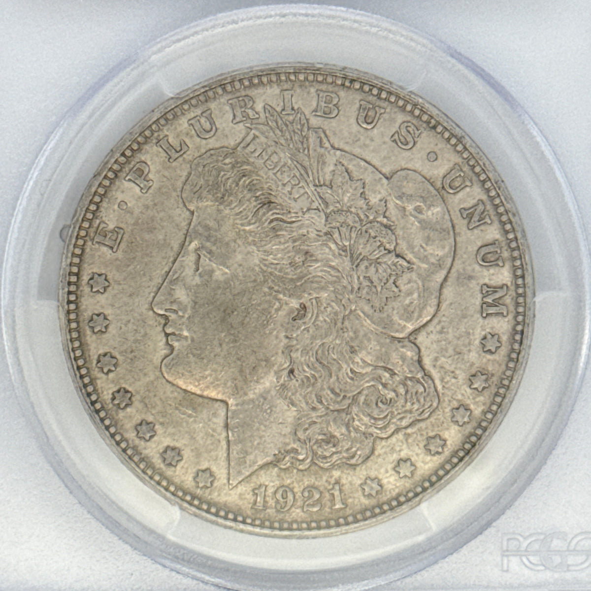 1921-D Morgan Silver Dollar AU53 PCGS Graded