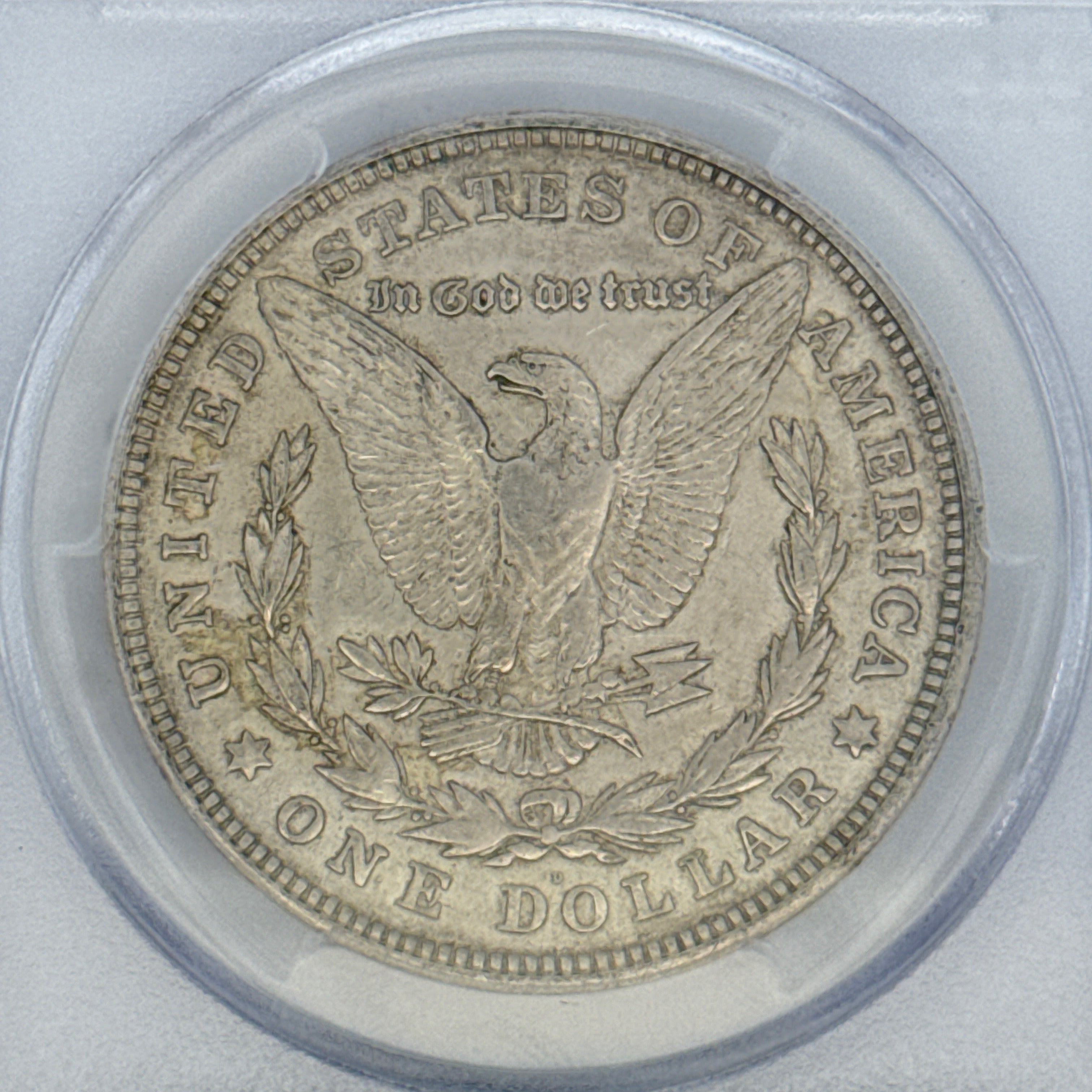 1921-D Morgan Silver Dollar AU53 PCGS Graded