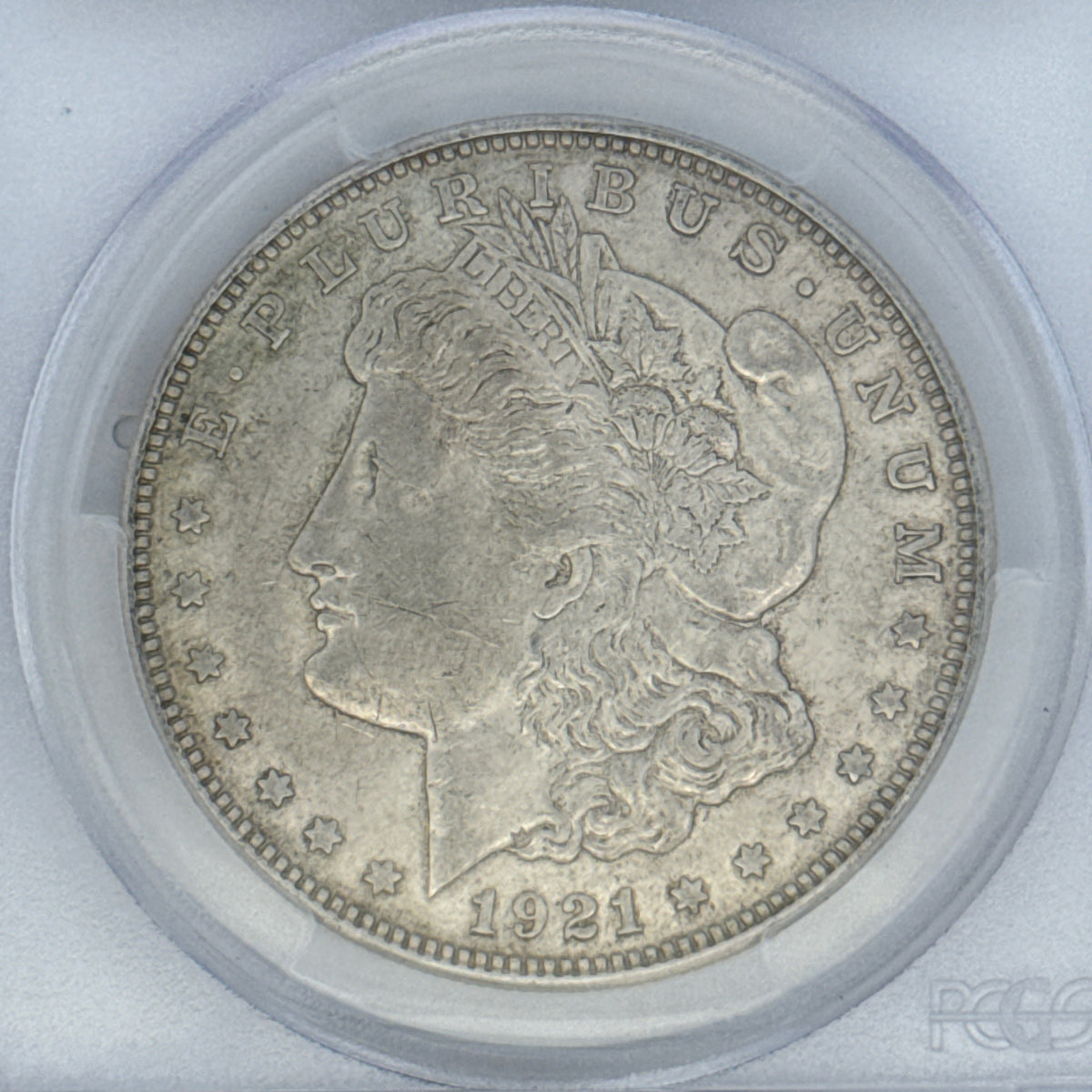 1921-D Morgan Silver Dollar AU53 PCGS Graded
