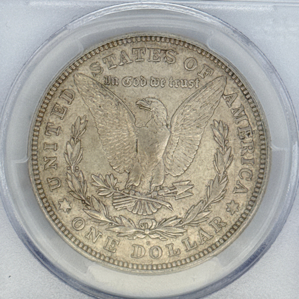 1921-D Morgan Silver Dollar AU53 PCGS Graded