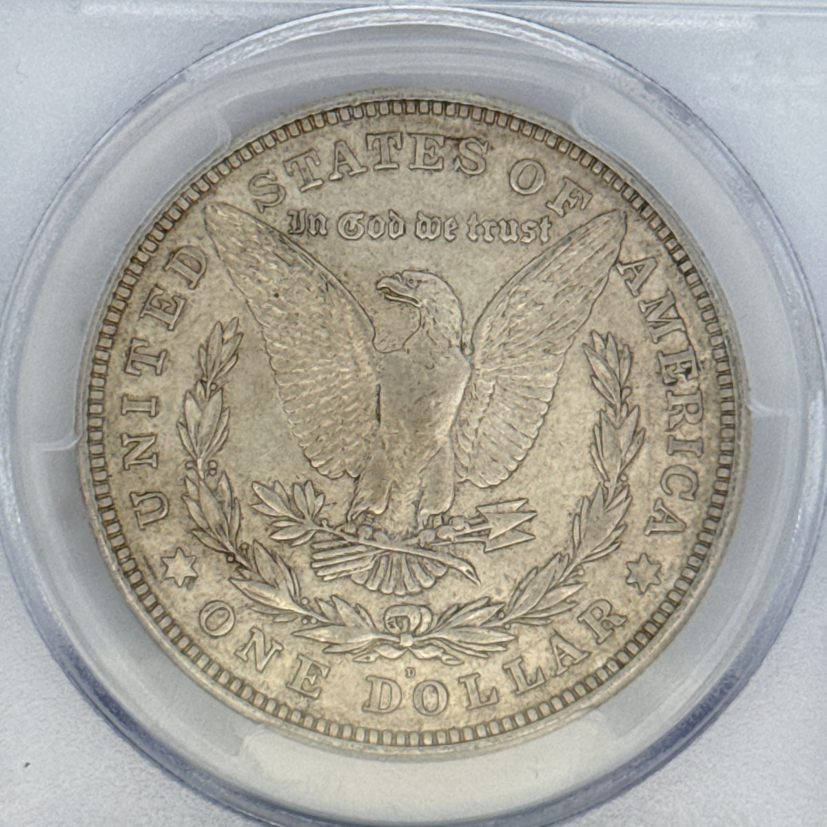 1921-D Morgan Silver Dollar AU53 PCGS Graded