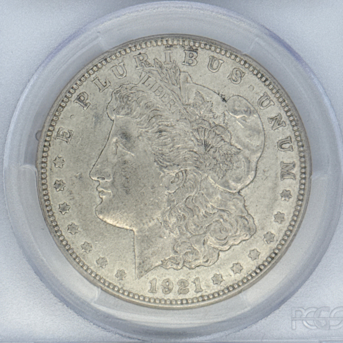 1921-D Morgan Silver Dollar AU53 PCGS Graded