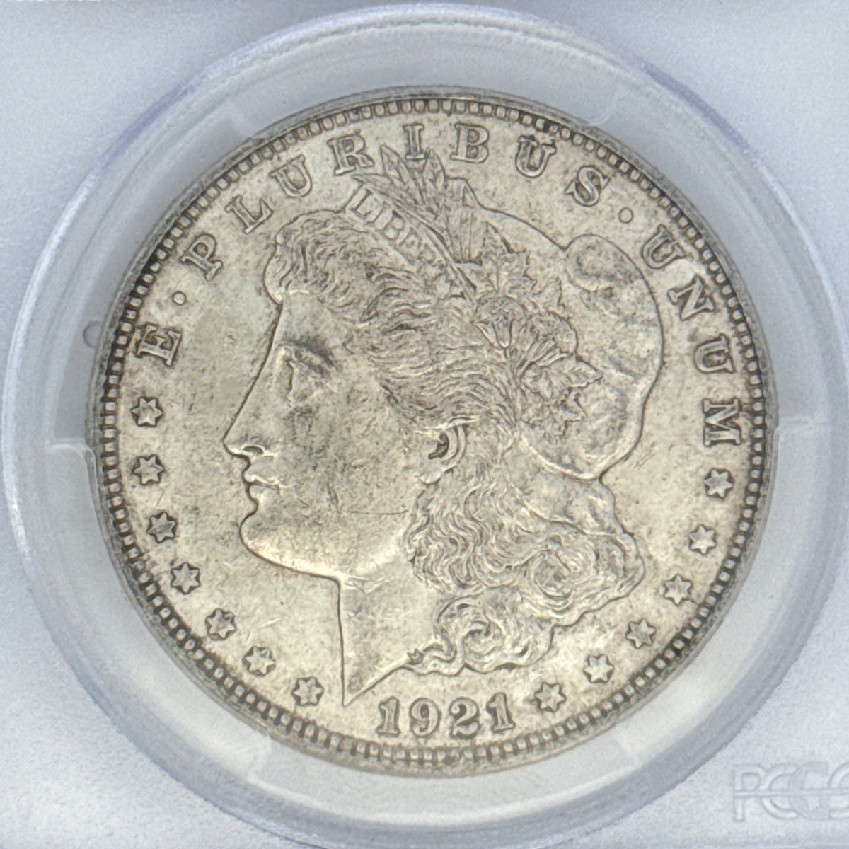 1921-D Morgan Silver Dollar AU55 PCGS Graded