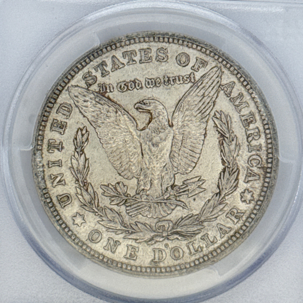 1921-D Morgan Silver Dollar AU55 PCGS Graded
