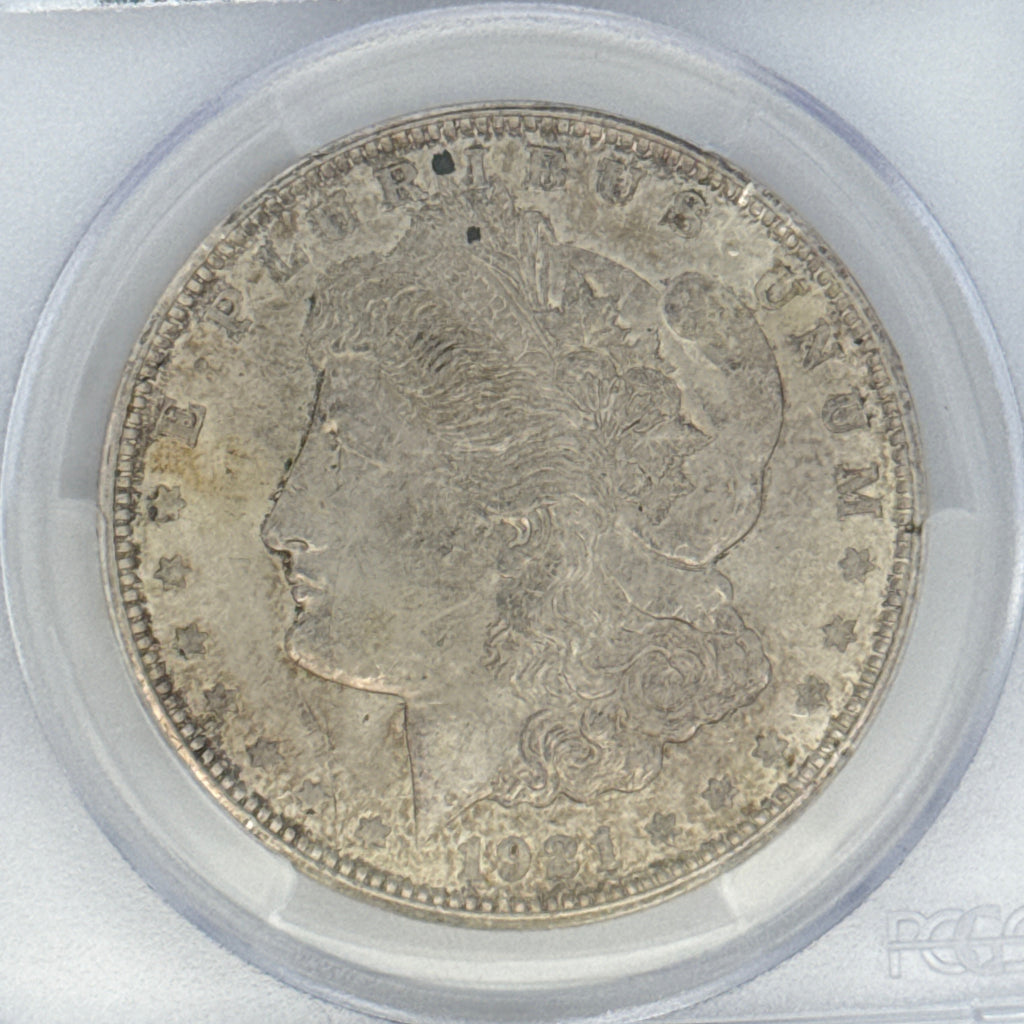 1921-D Morgan Silver Dollar AU55 PCGS Graded