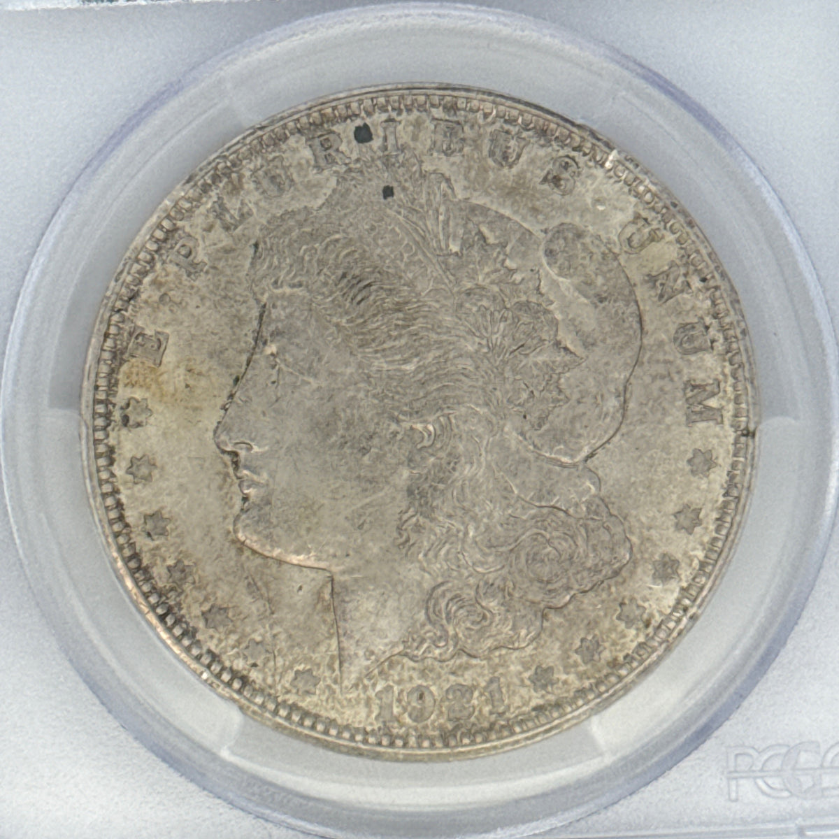 1921-D Morgan Silver Dollar AU55 PCGS Graded