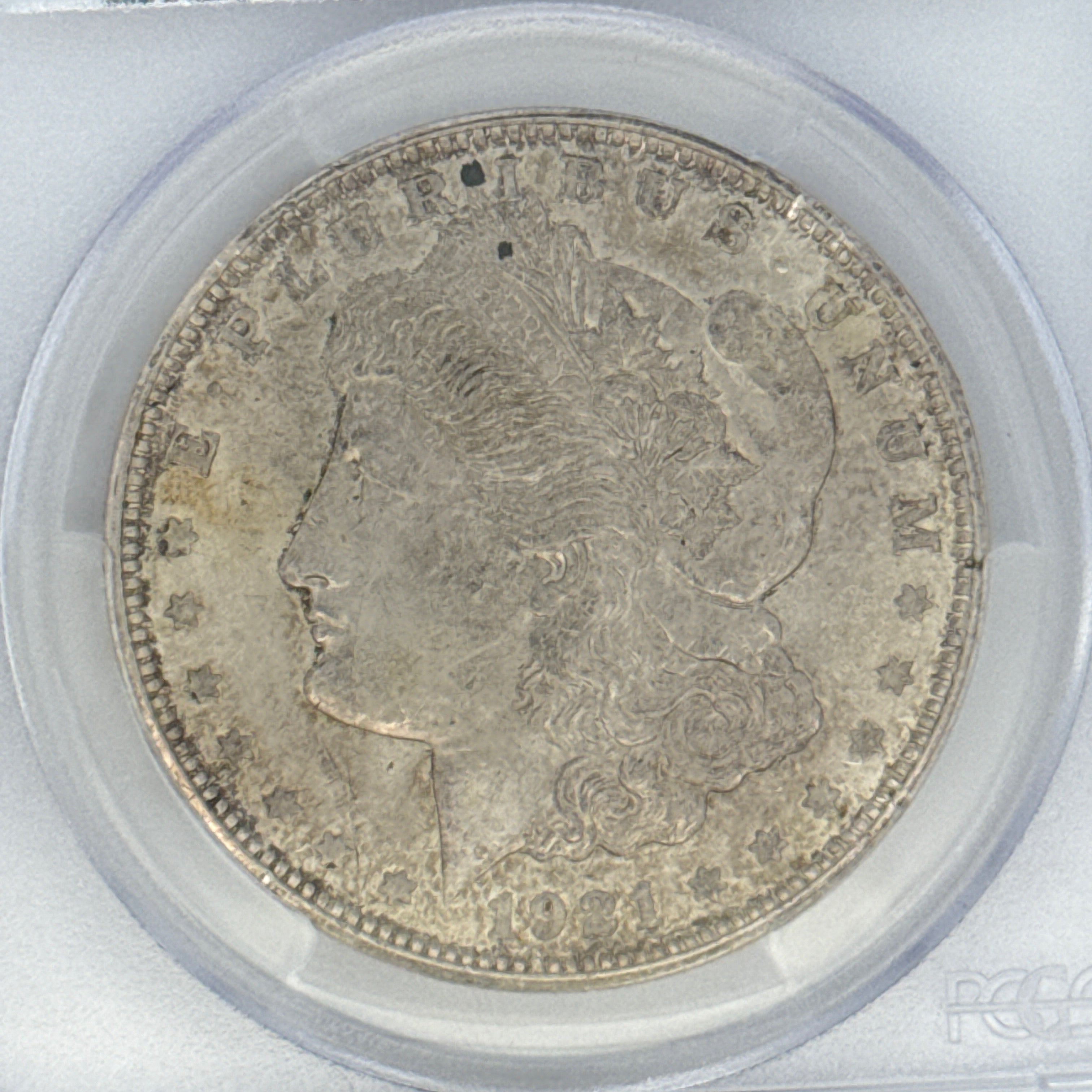 1921-D Morgan Silver Dollar AU55 PCGS Graded