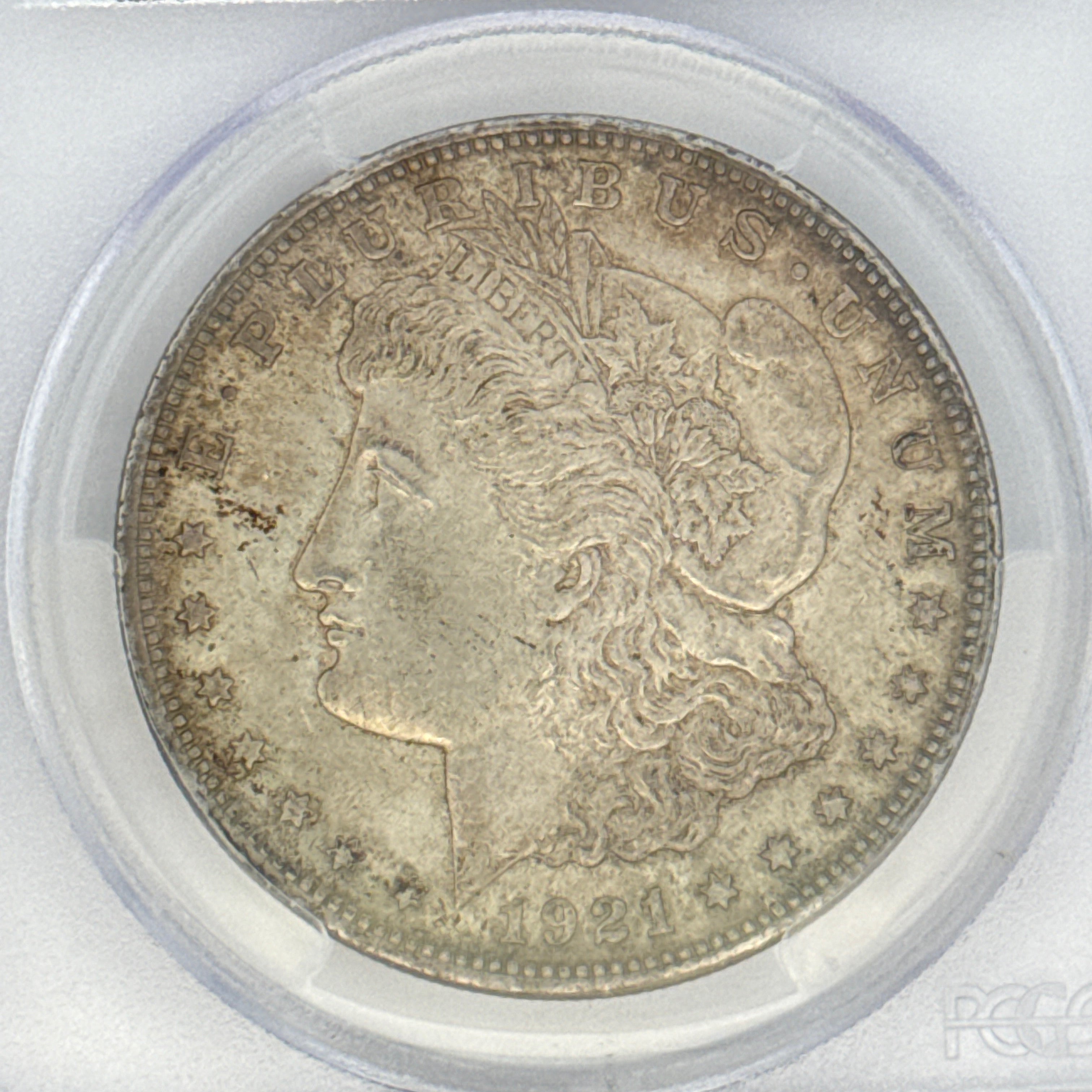 1921-D Morgan Silver Dollar AU55 PCGS Graded