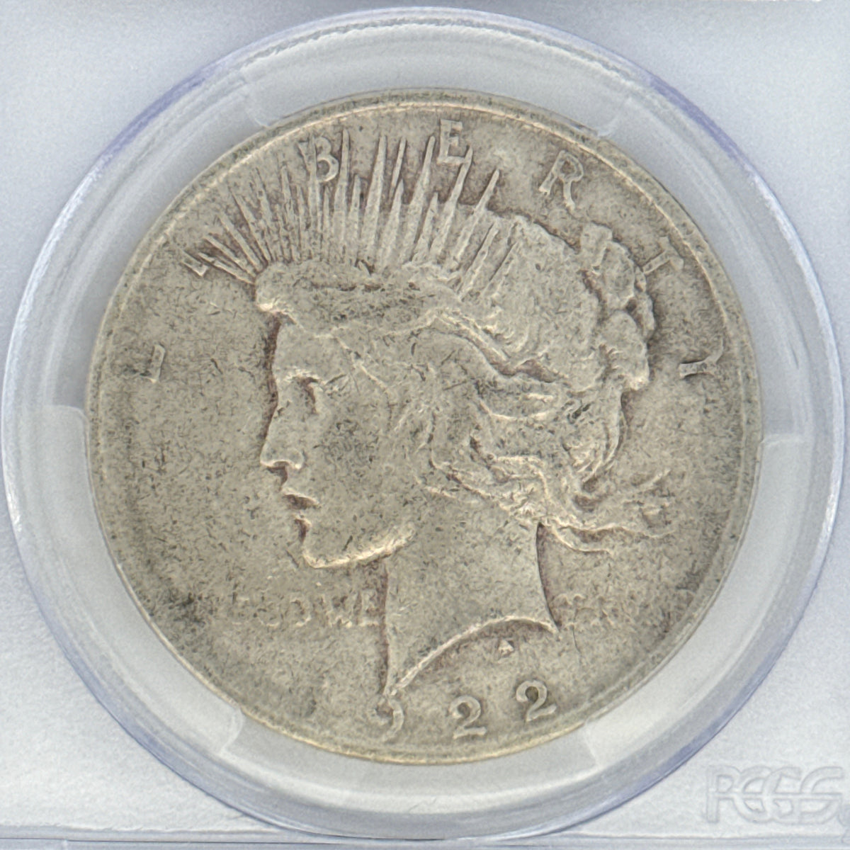 1922 Peace Silver Dollar VF30 PCGS Graded