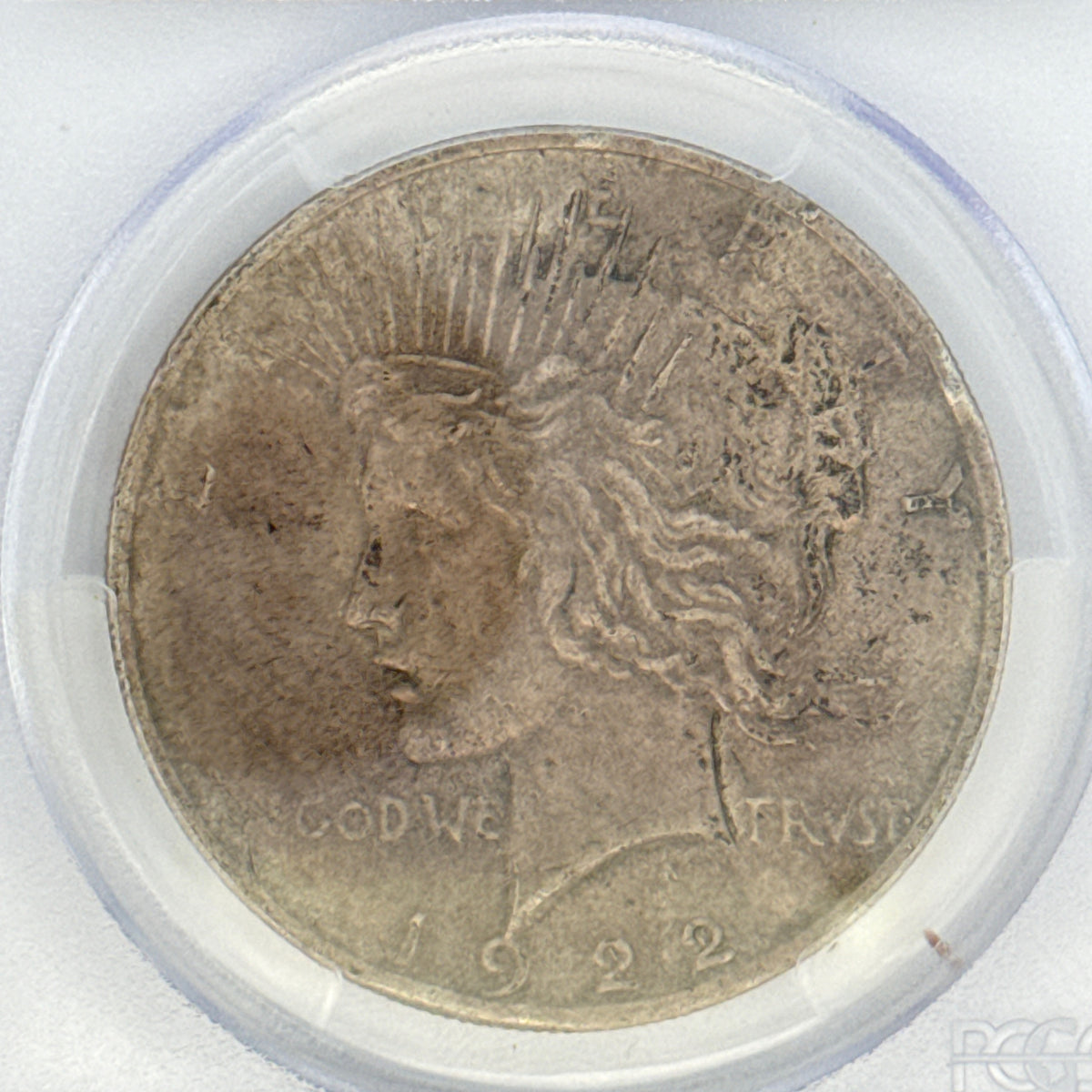 1922 Peace Silver Dollar XF40 PCGS Graded