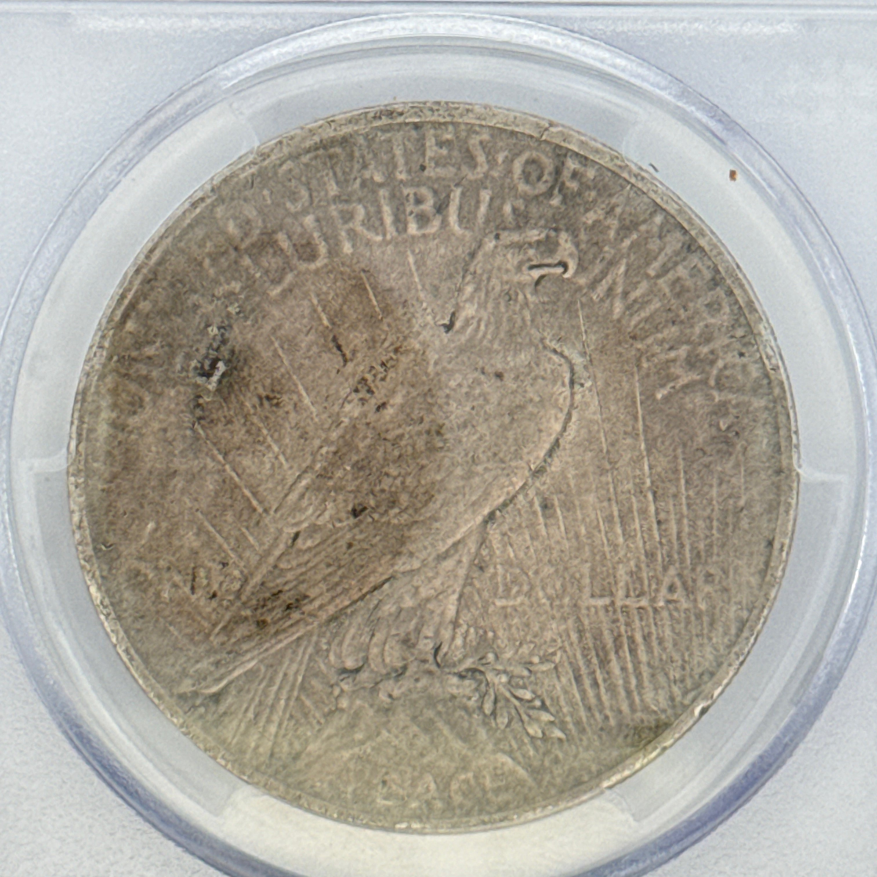 1922 Peace Silver Dollar AU50 PCGS Graded