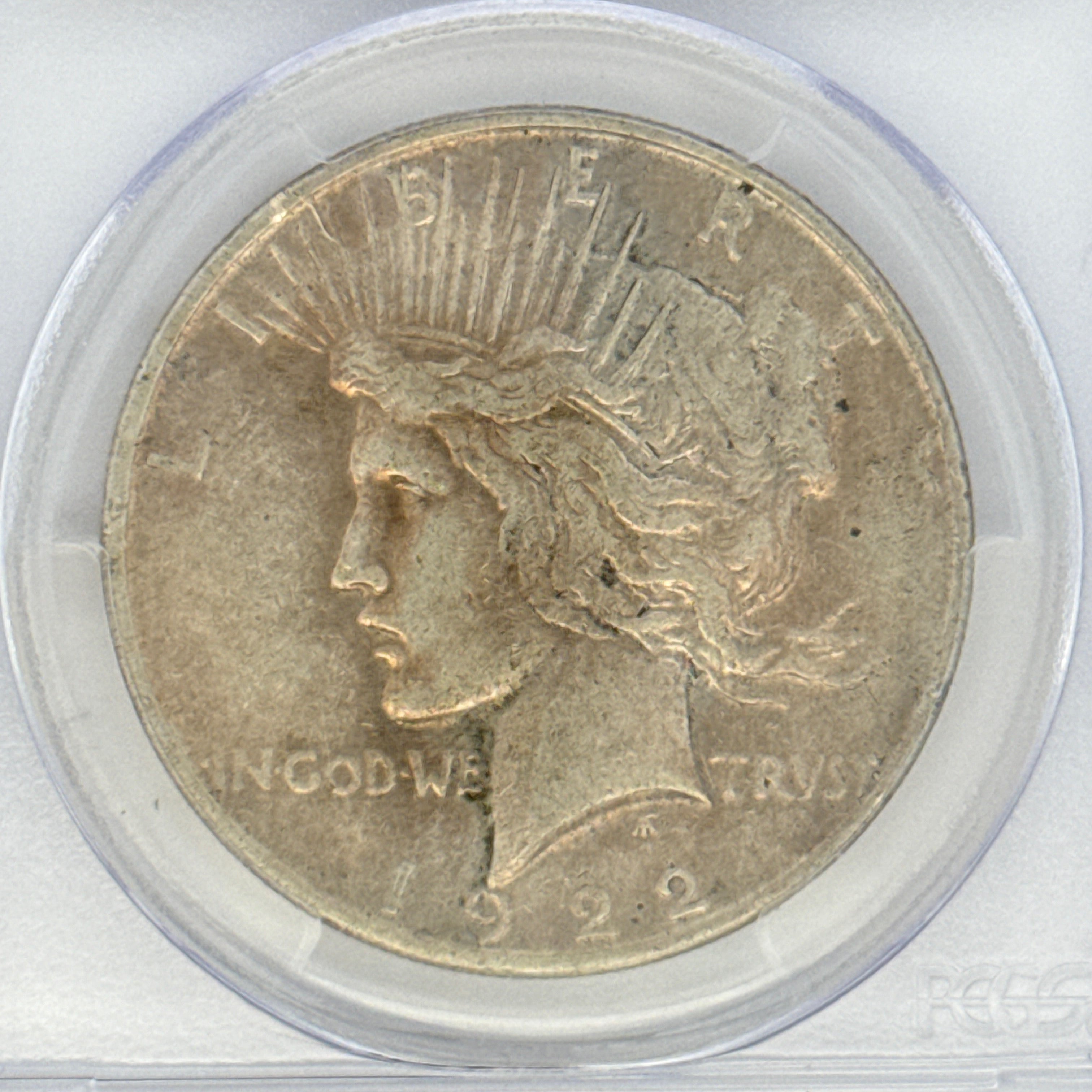 1922-D Peace Silver Dollar VF30 PCGS Graded