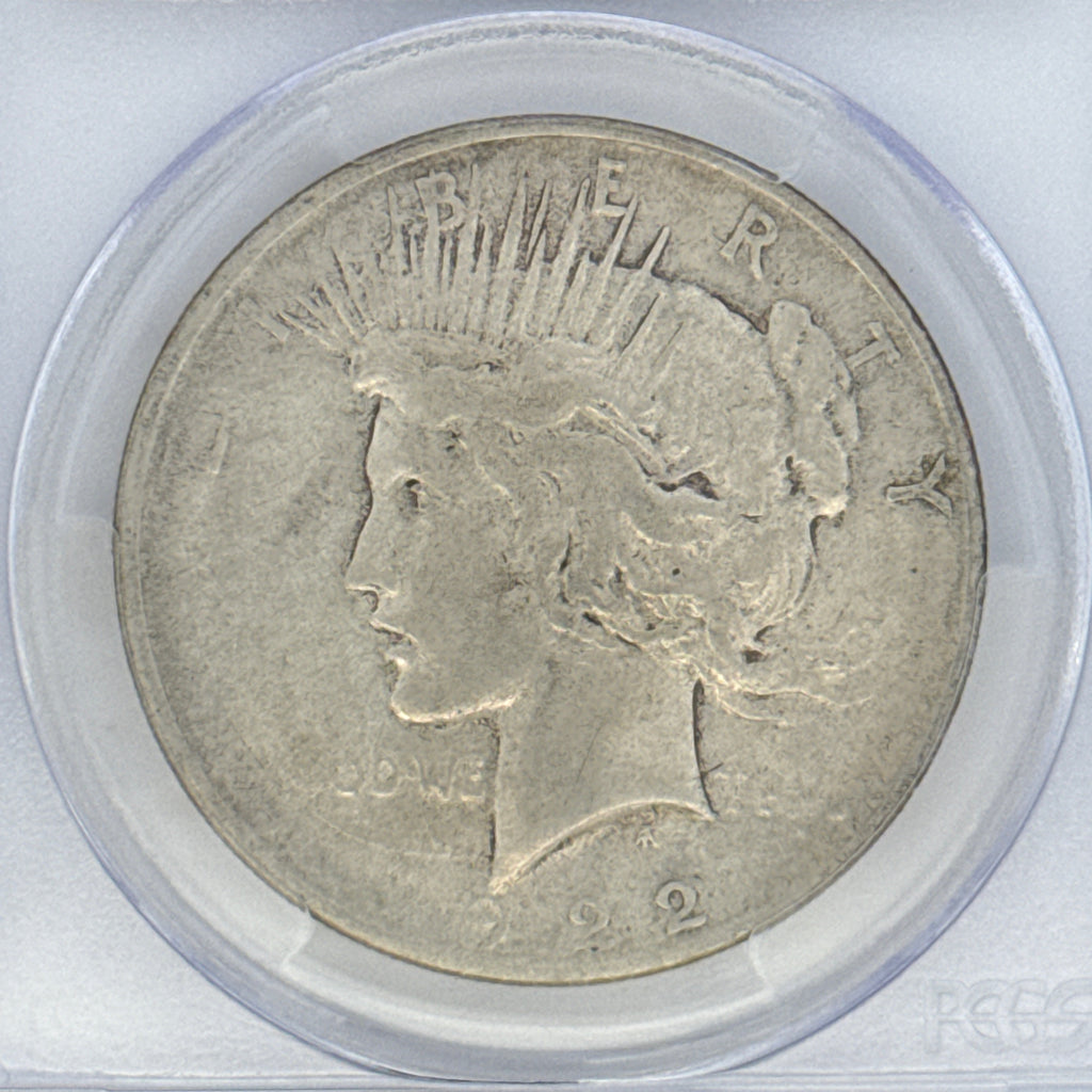 1922-D Peace Silver Dollar VF30 PCGS Graded
