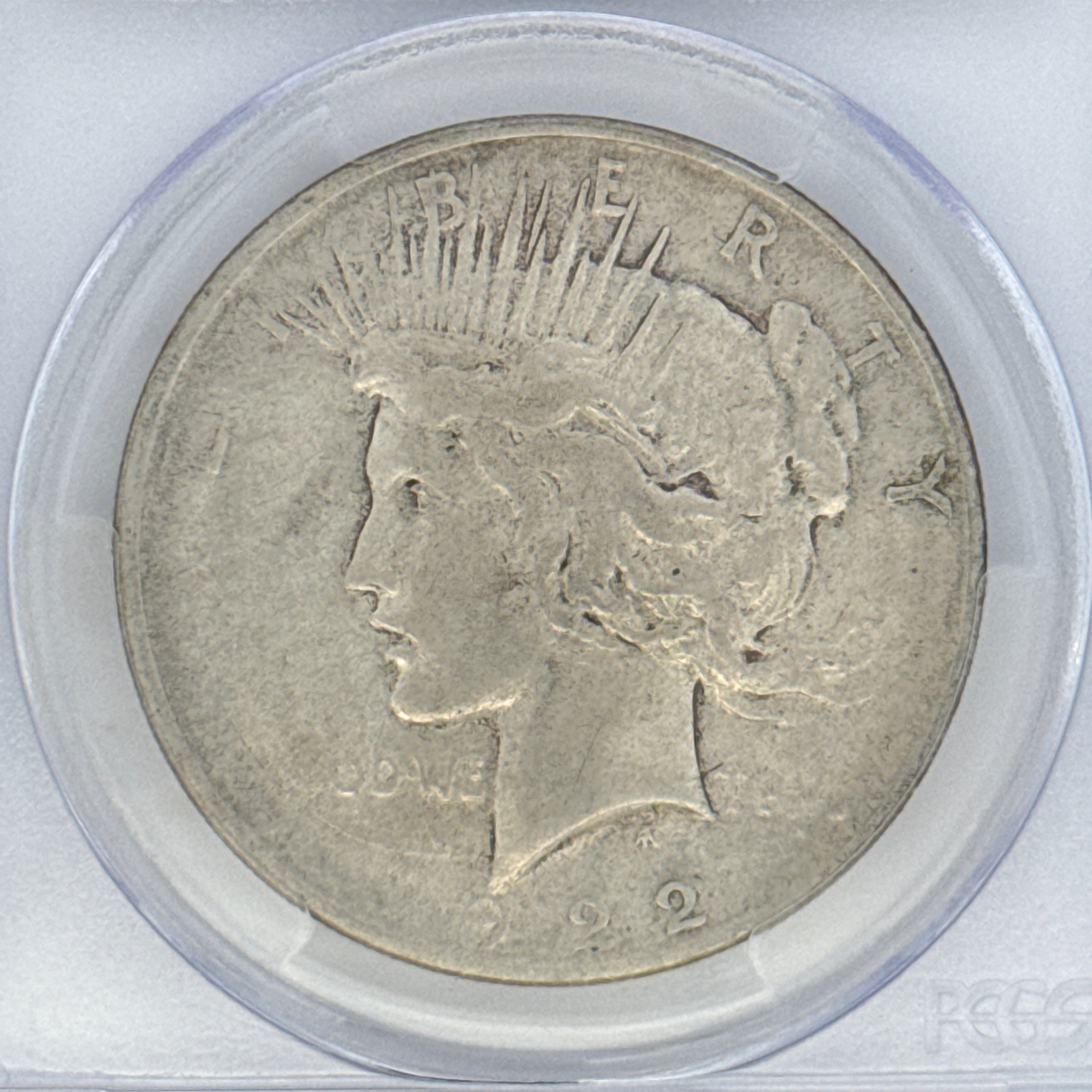 1922-D Peace Silver Dollar VF30 PCGS Graded