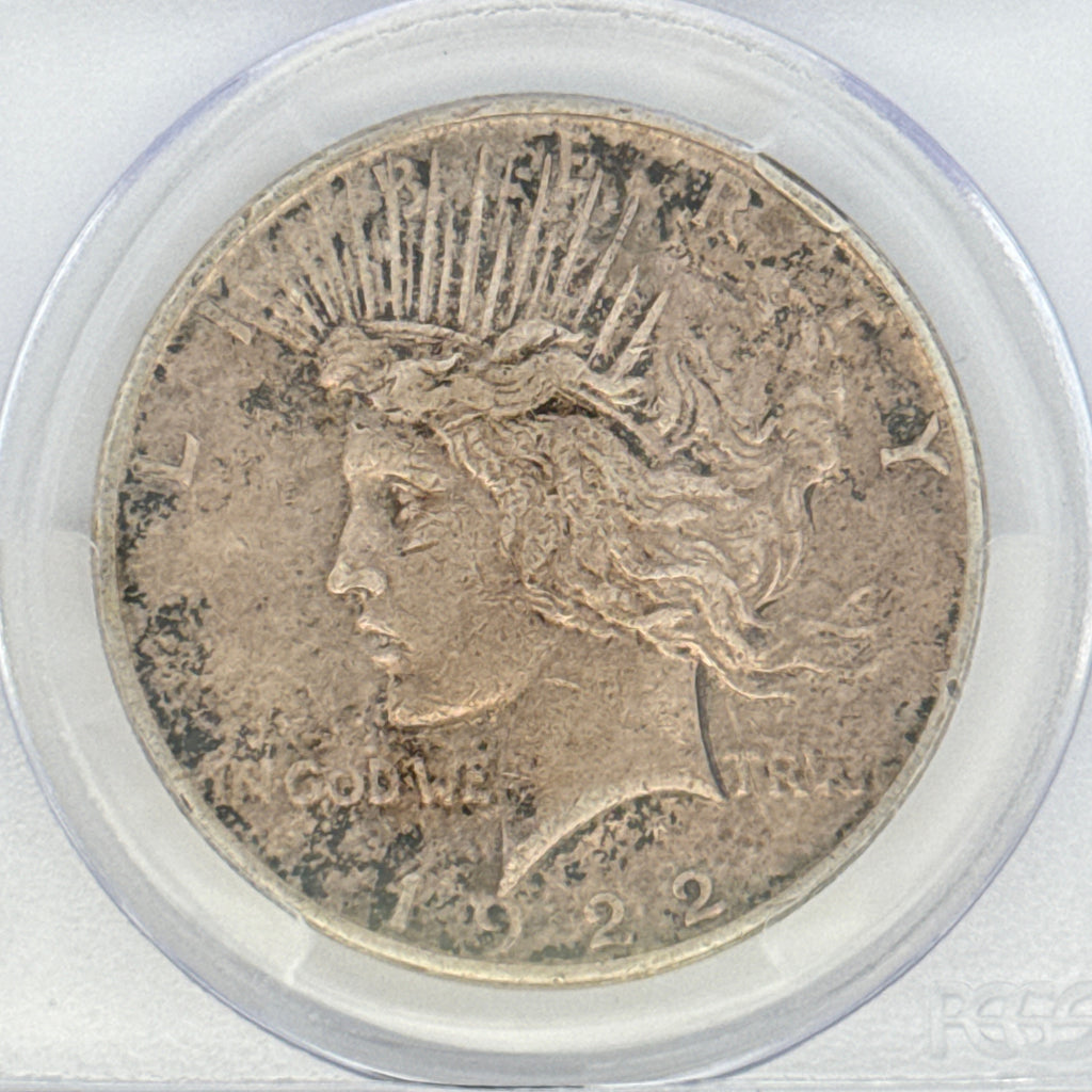 1922-D Peace Silver Dollar VF30 PCGS Graded