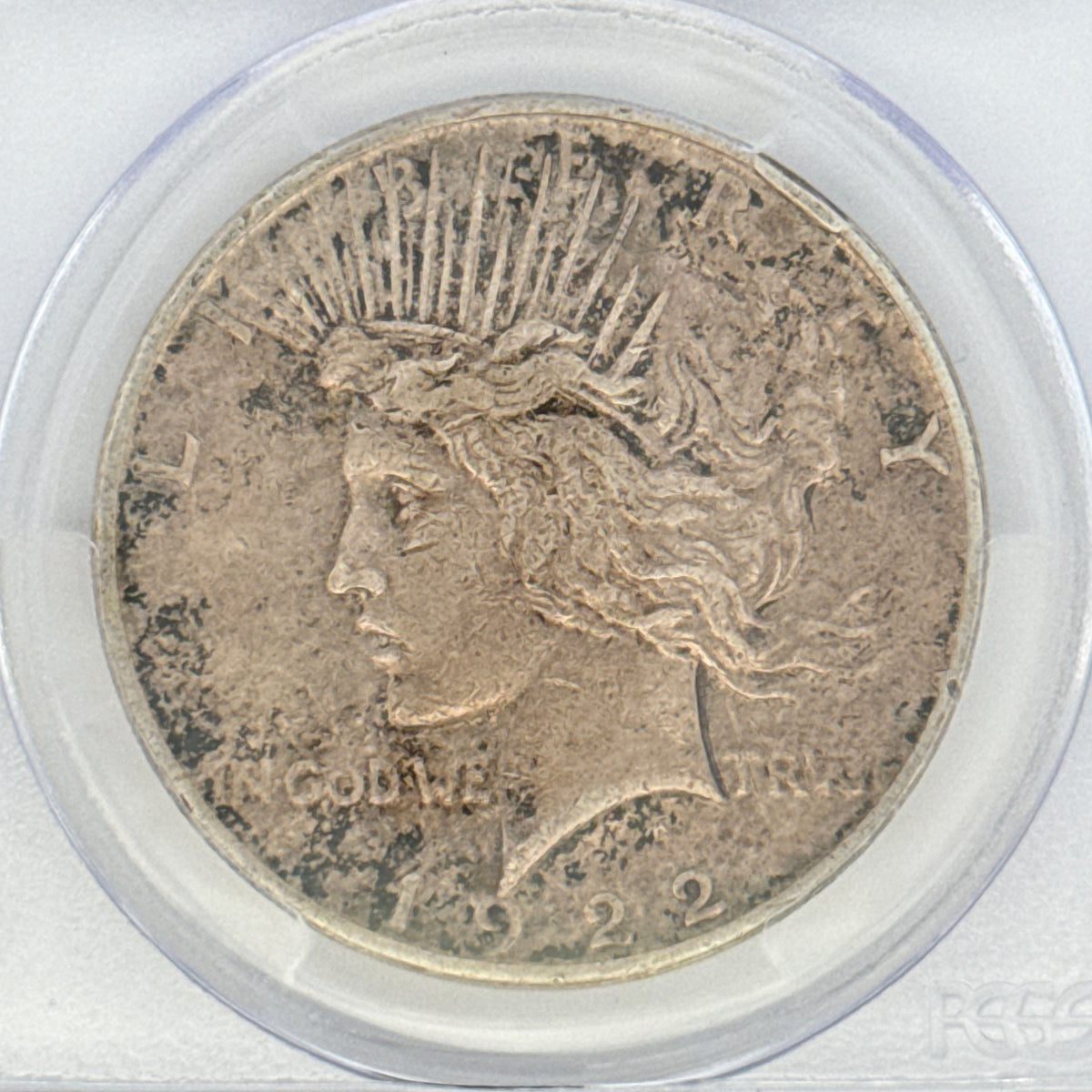 1922-D Peace Silver Dollar VF30 PCGS Graded