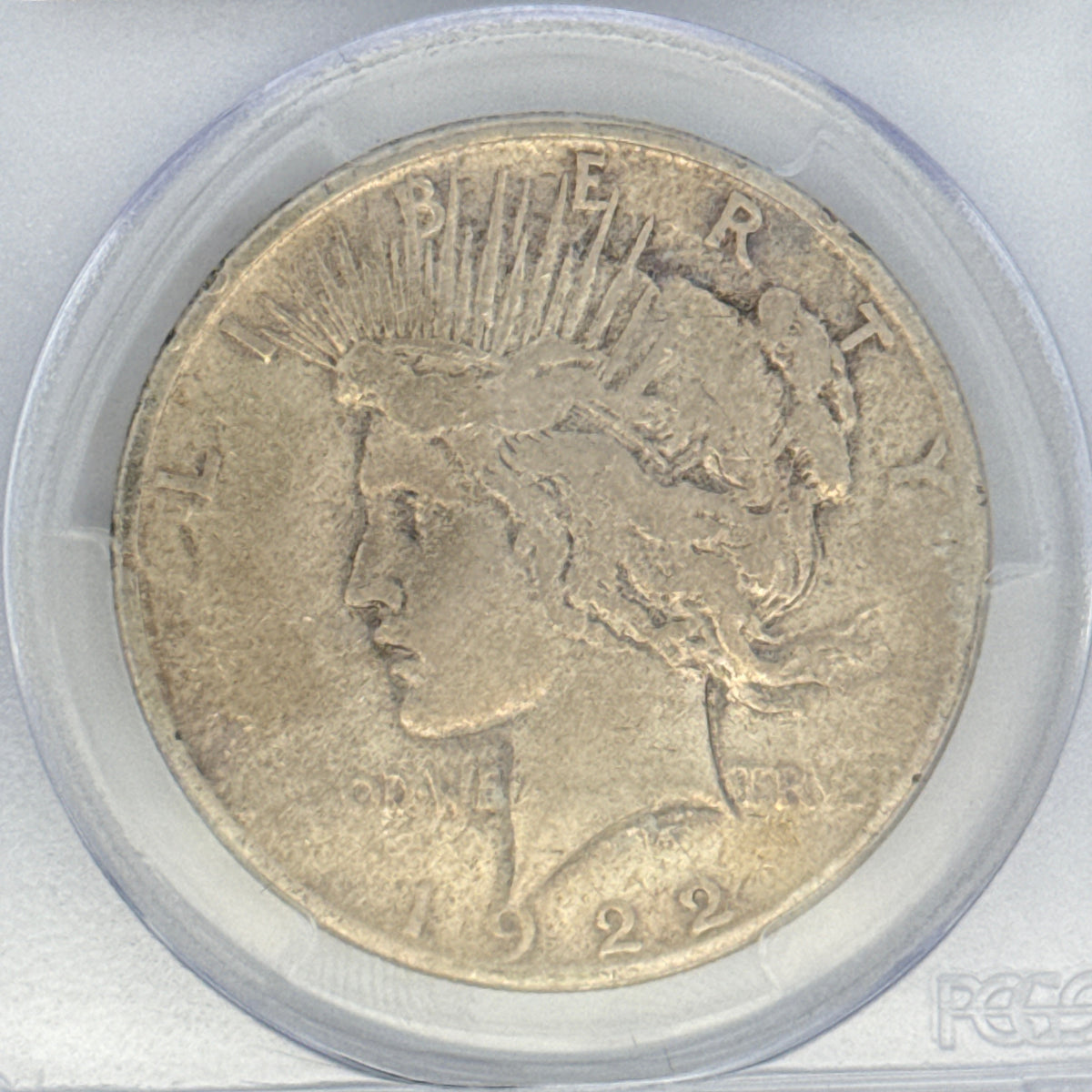 1922-S Peace Silver Dollar F15 PCGS Graded