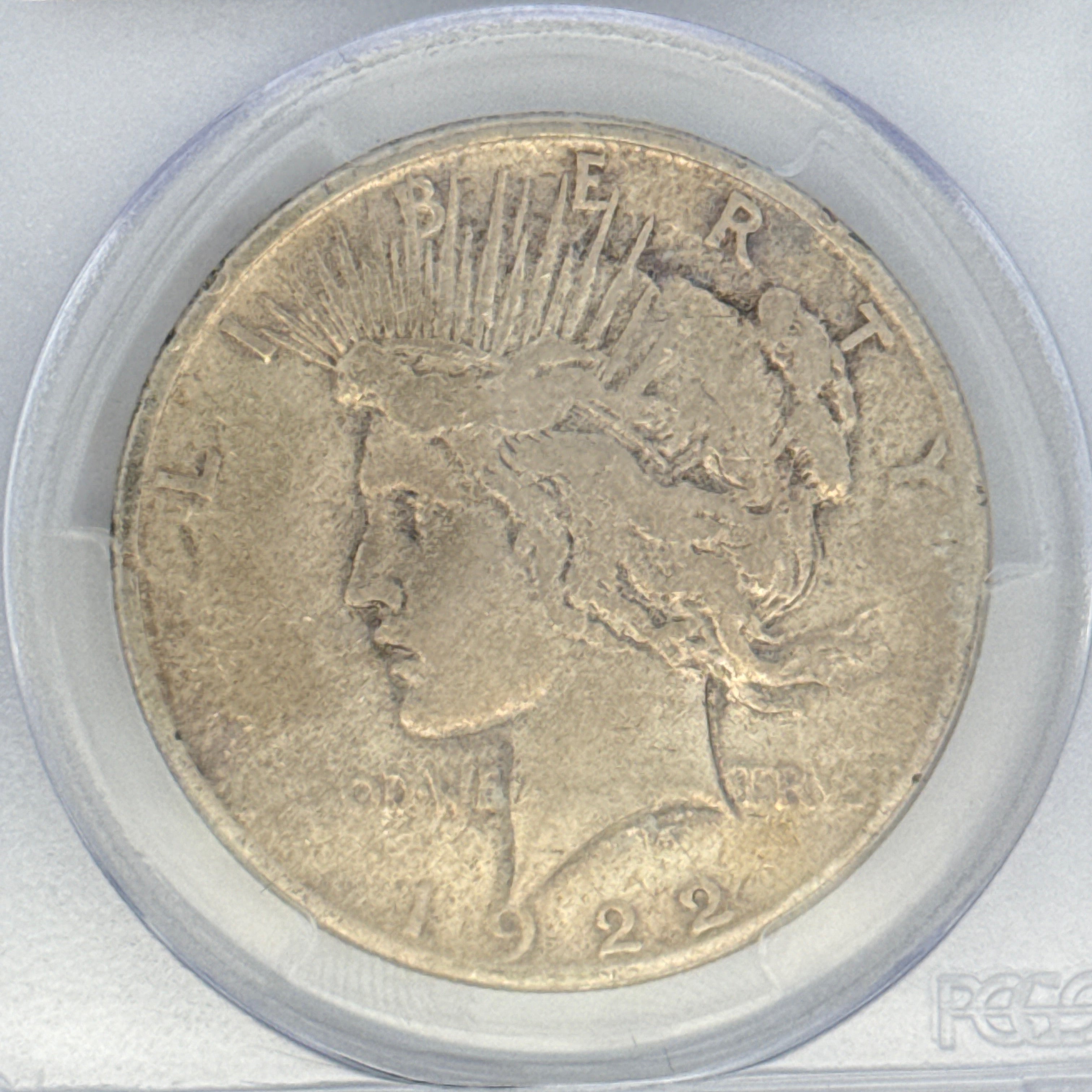 1922-S Peace Silver Dollar F15 PCGS Graded