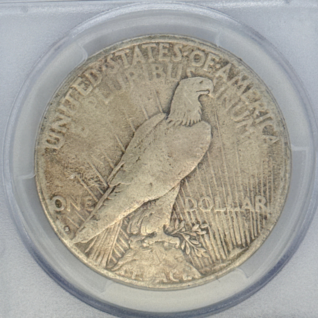 1922-S Peace Silver Dollar F15 PCGS Graded