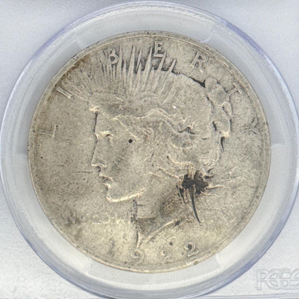 1922-S Peace Silver Dollar VF25 PCGS Graded