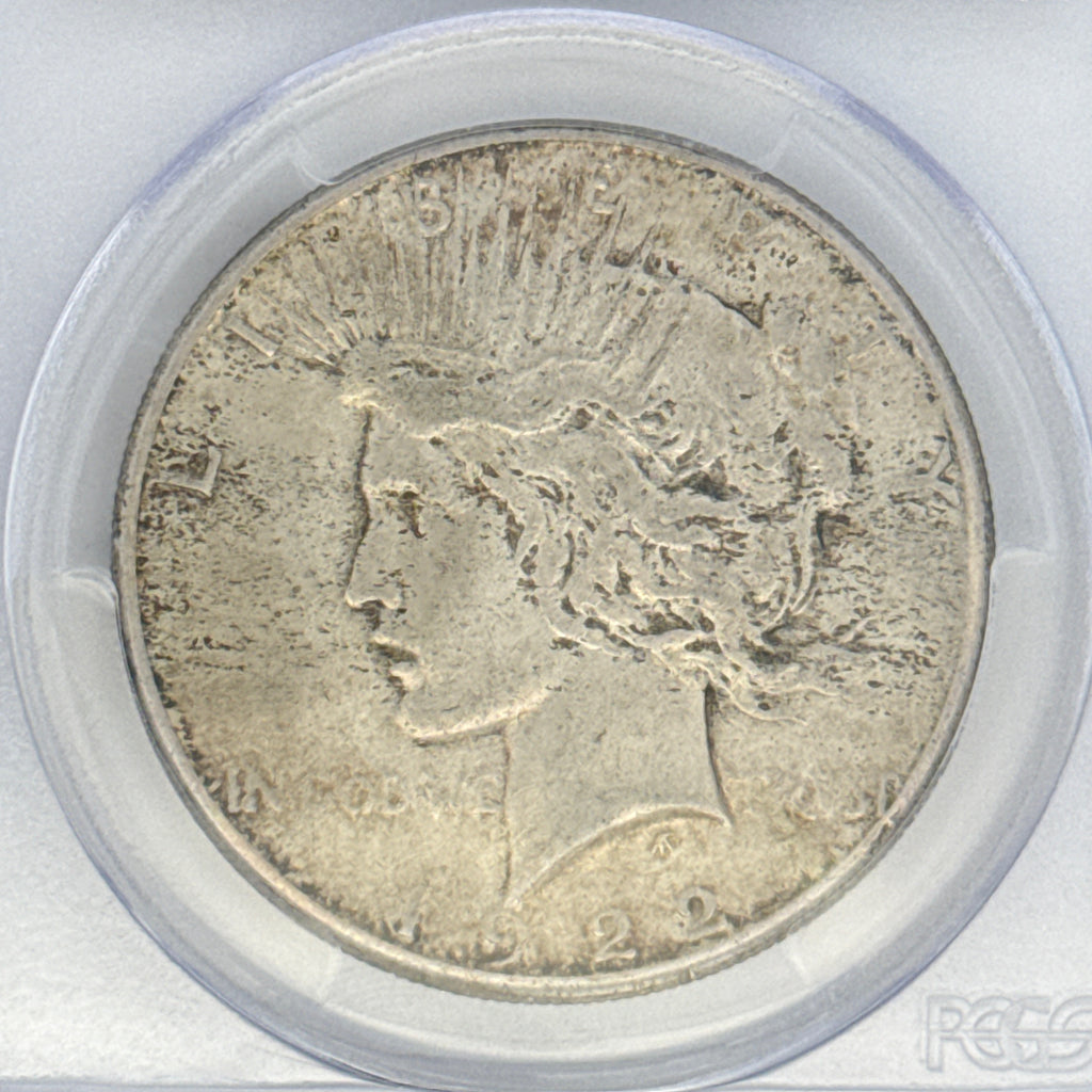 1922-S Peace Silver Dollar VF30 PCGS Graded