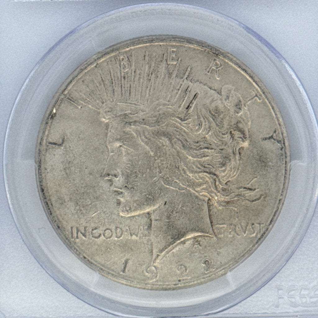 1922-S Peace Silver Dollar XF40 PCGS Graded