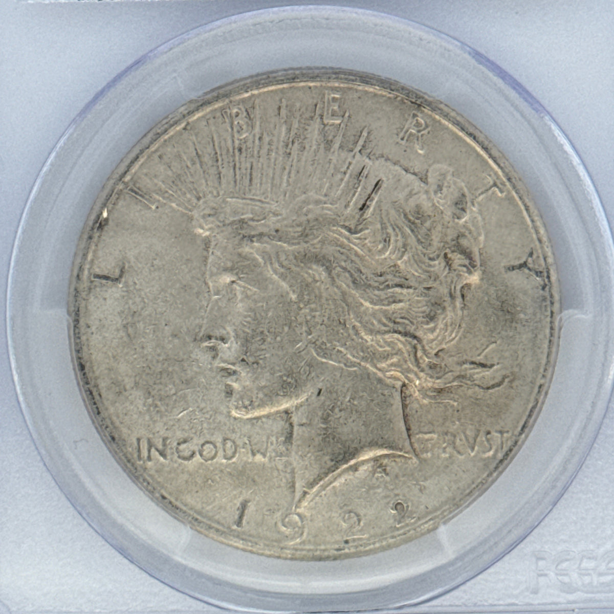 1922-S Peace Silver Dollar XF40 PCGS Graded