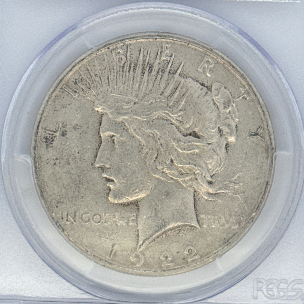 1922-S Peace Silver Dollar XF40 PCGS Graded