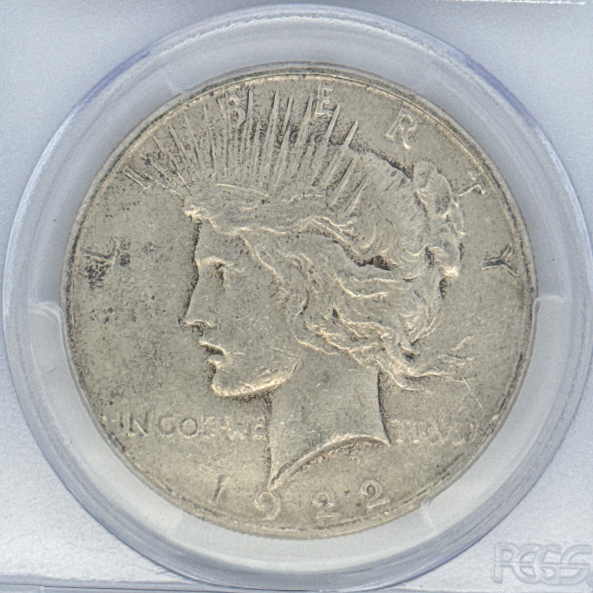 1922-S Peace Silver Dollar XF40 PCGS Graded
