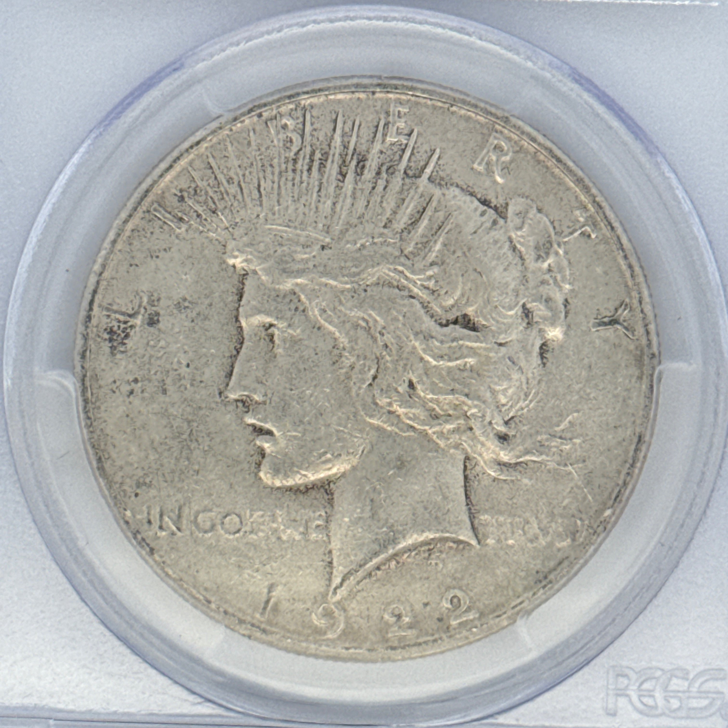 1922-S Peace Silver Dollar XF40 PCGS Graded