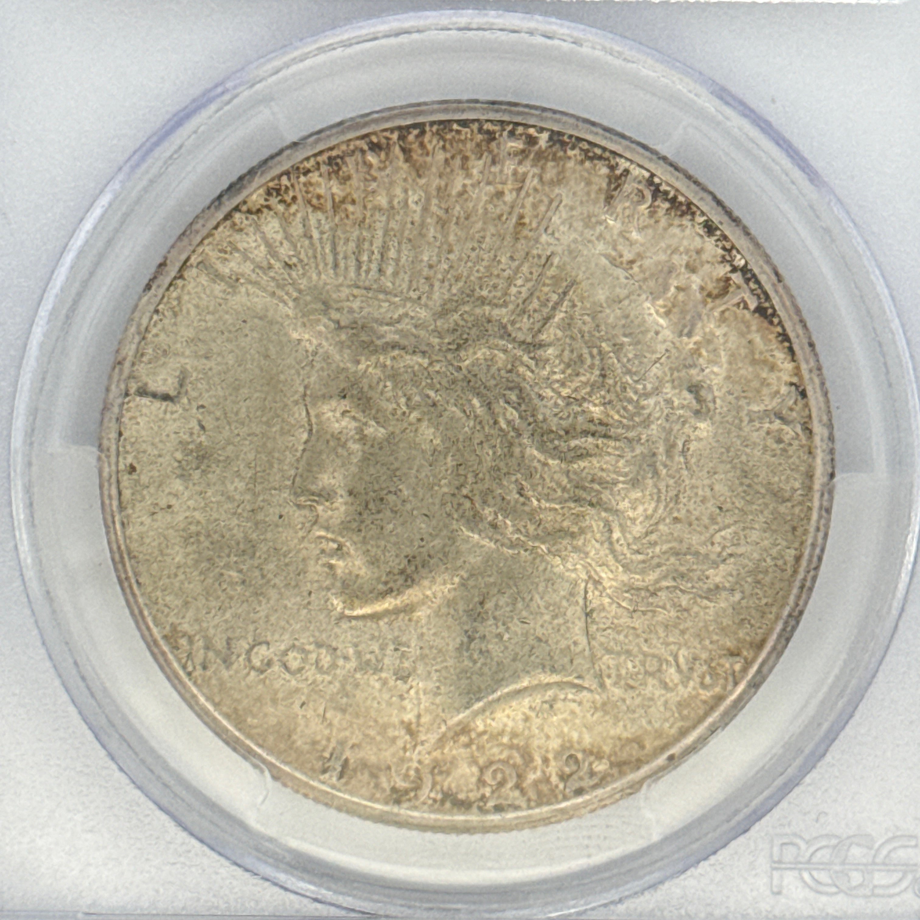 1922-S Peace Silver Dollar AU50 PCGS Graded