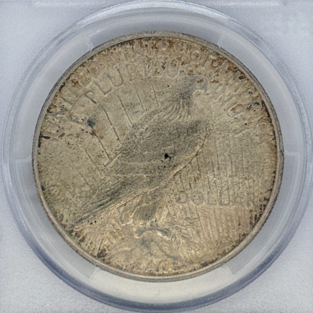 1922-S Peace Silver Dollar AU50 PCGS Graded