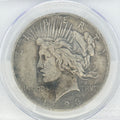 1923-D Peace Silver Dollar F15 PCGS Graded