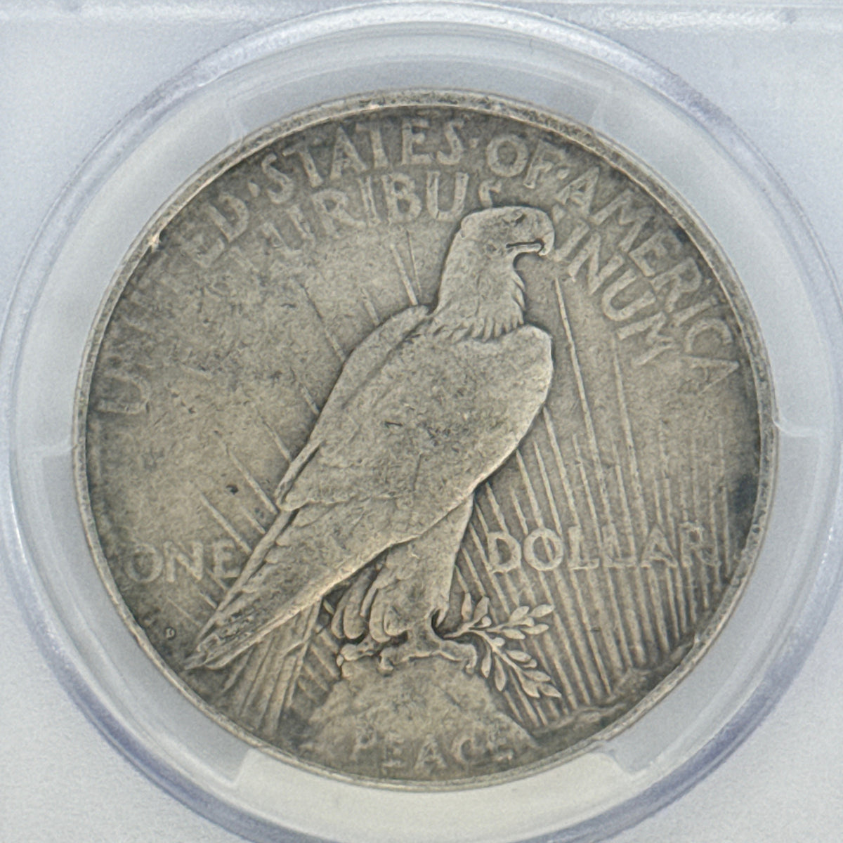 1923-D Peace Silver Dollar F15 PCGS Graded