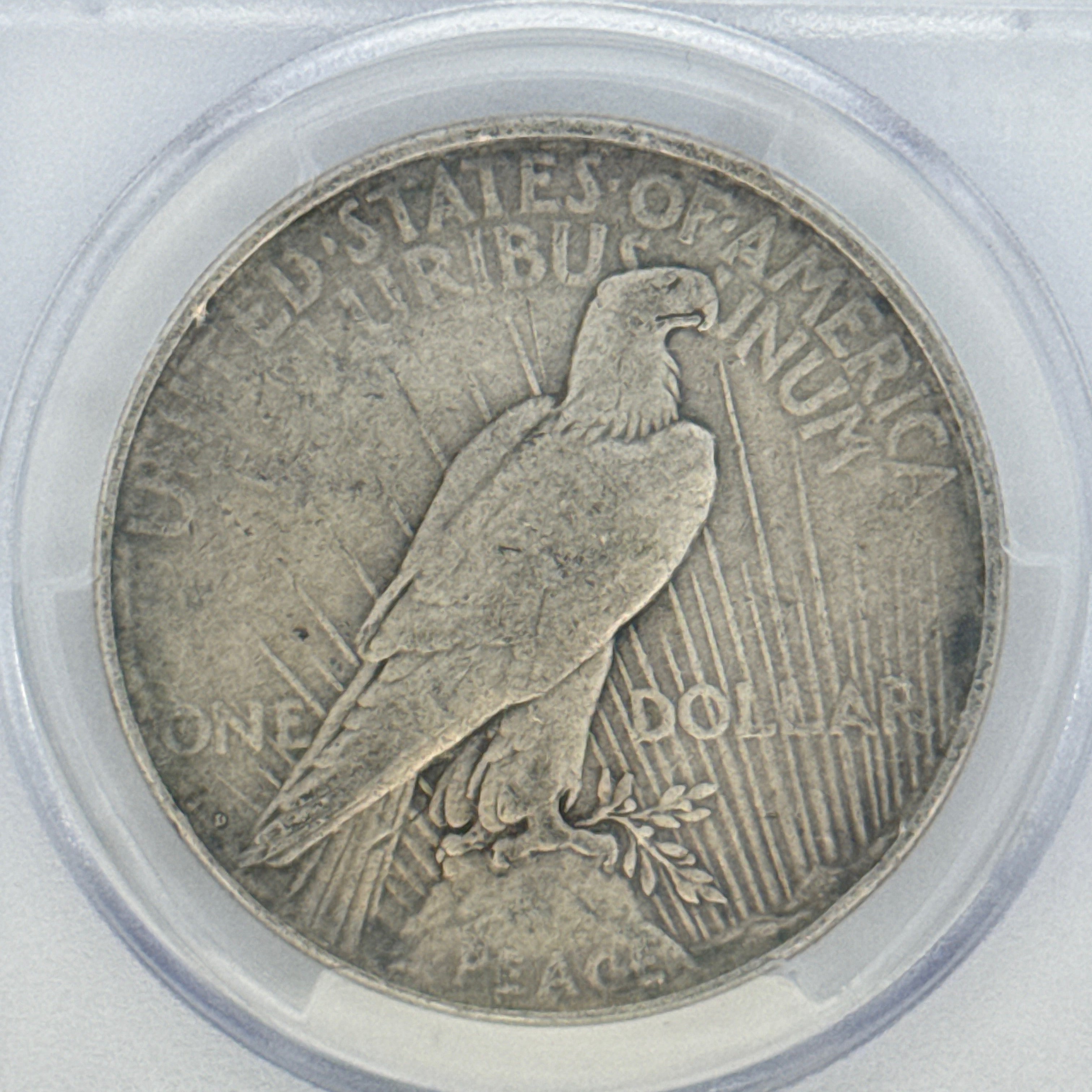 1923-D Peace Silver Dollar F15 PCGS Graded