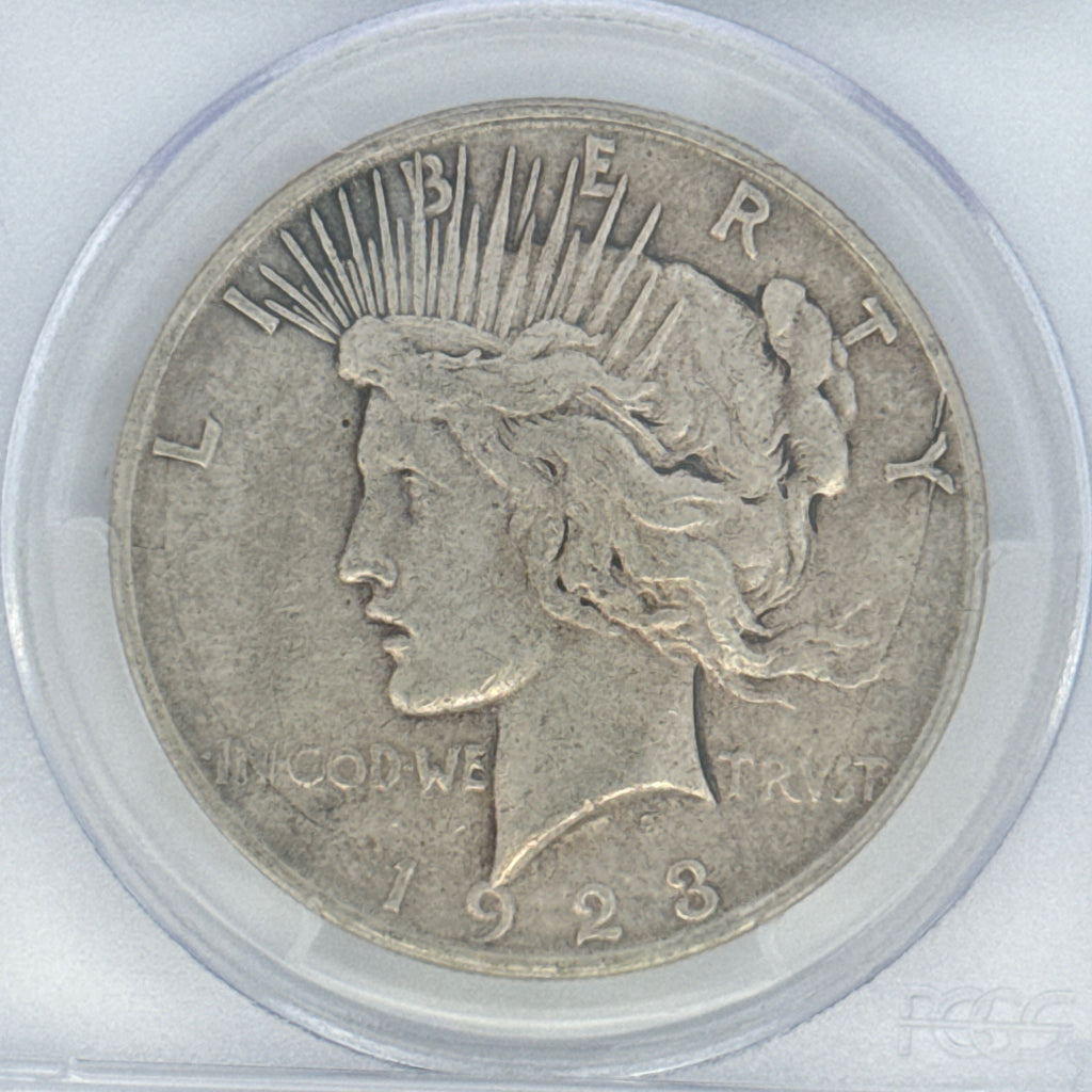 1923-D Peace Silver Dollar XF40 PCGS Graded