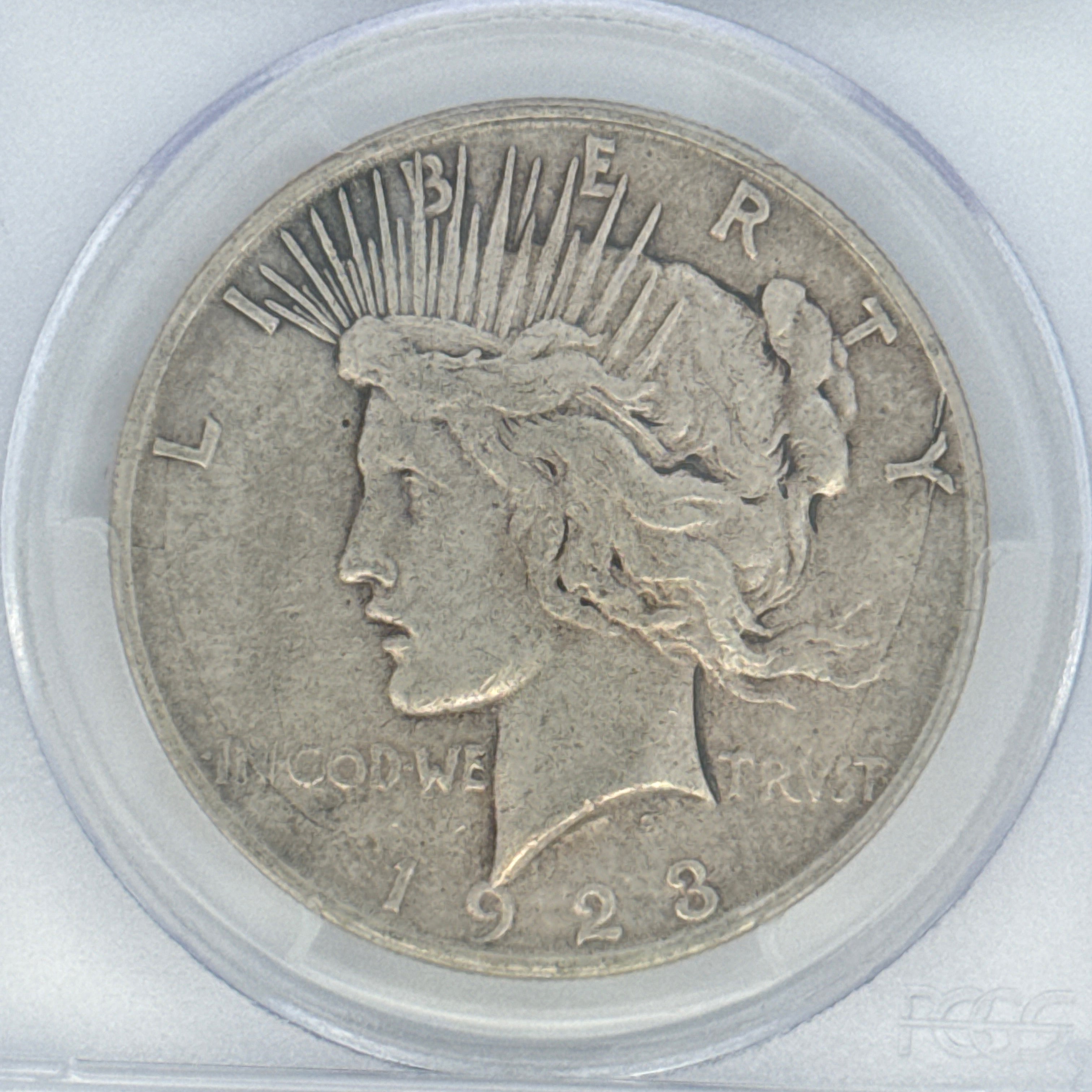 1923-D Peace Silver Dollar XF40 PCGS Graded