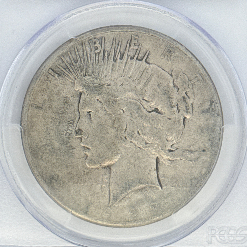 1923-S Peace Silver Dollar F12 PCGS Graded