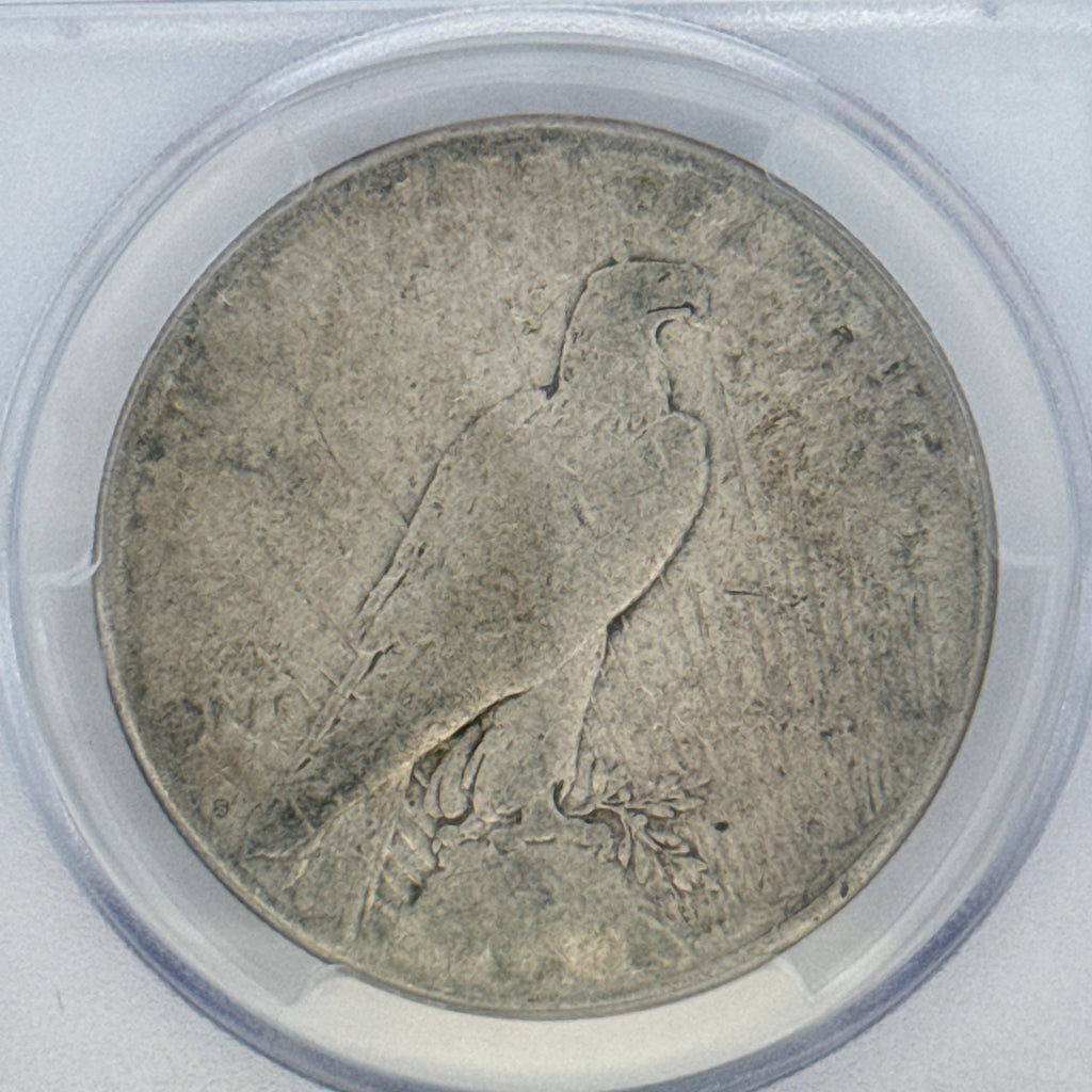 1923-S Peace Silver Dollar F12 PCGS Graded