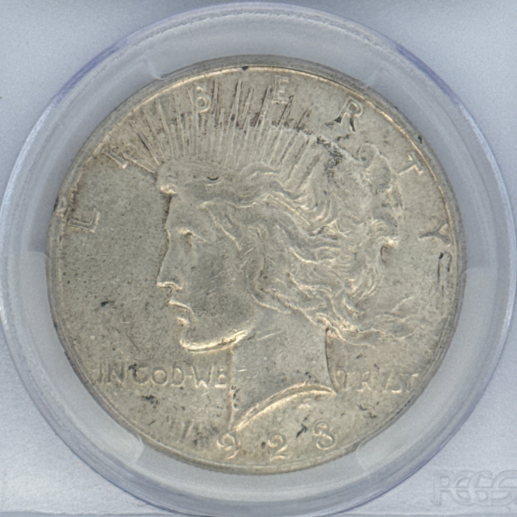 1923-S Peace Silver Dollar VF35 PCGS Graded