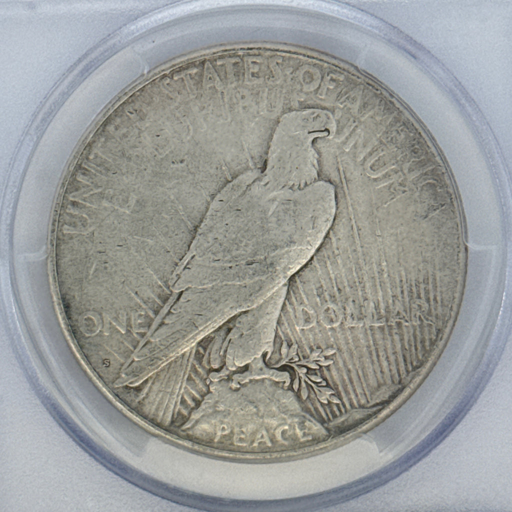 1923-S Peace Silver Dollar VF35 PCGS Graded