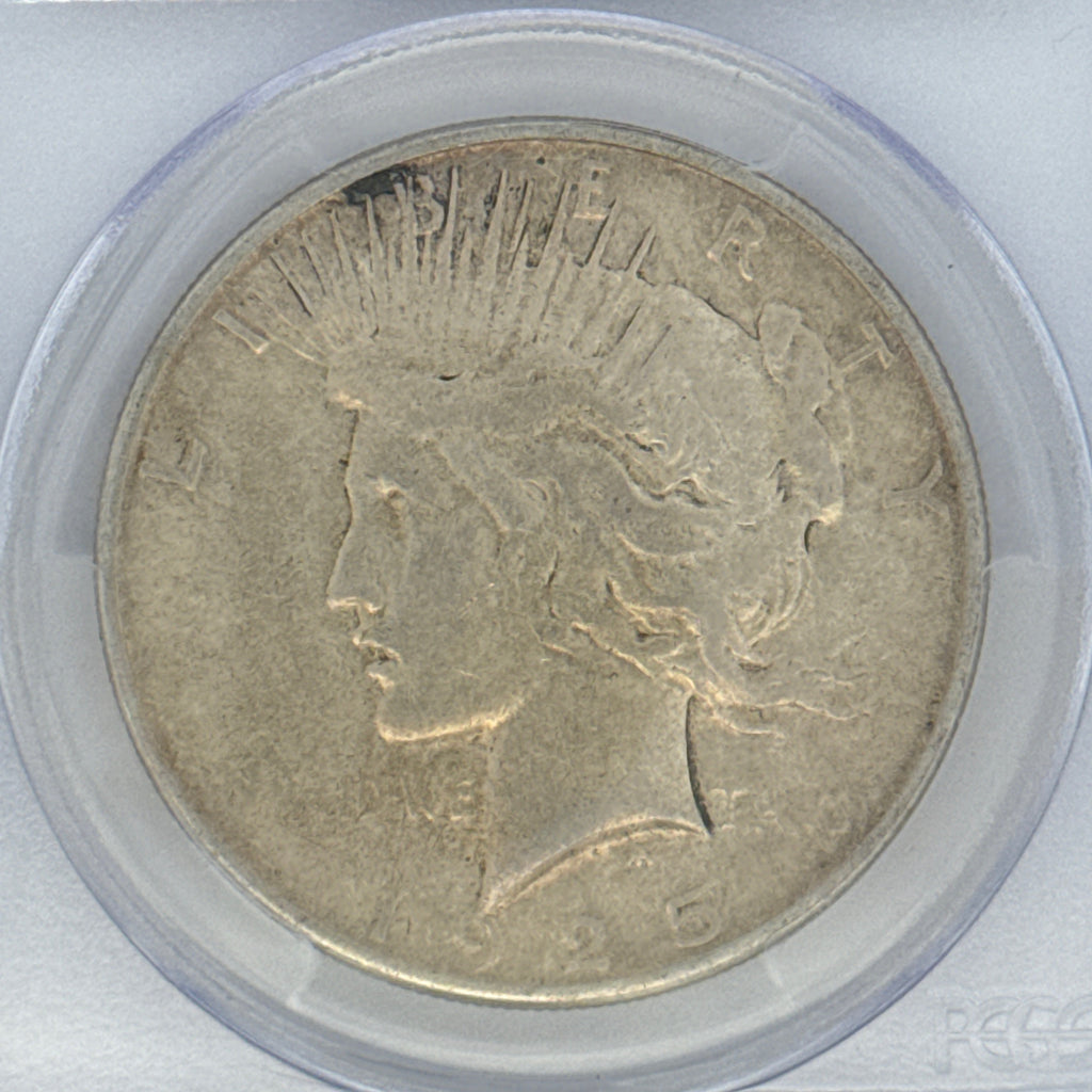 1925-S Peace Silver Dollar F15 PCGS Graded