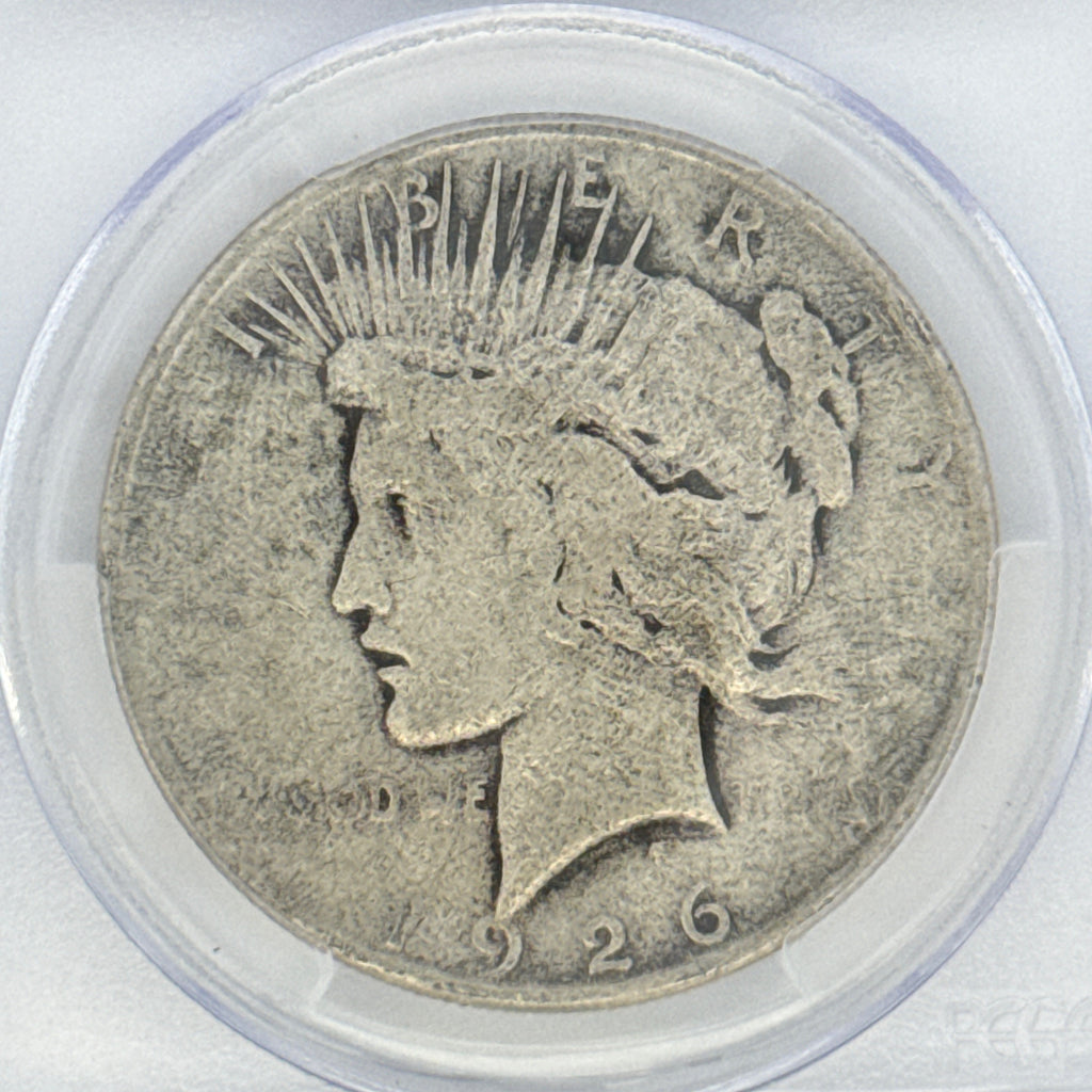1926-S Peace Silver Dollar VG8 PCGS Graded