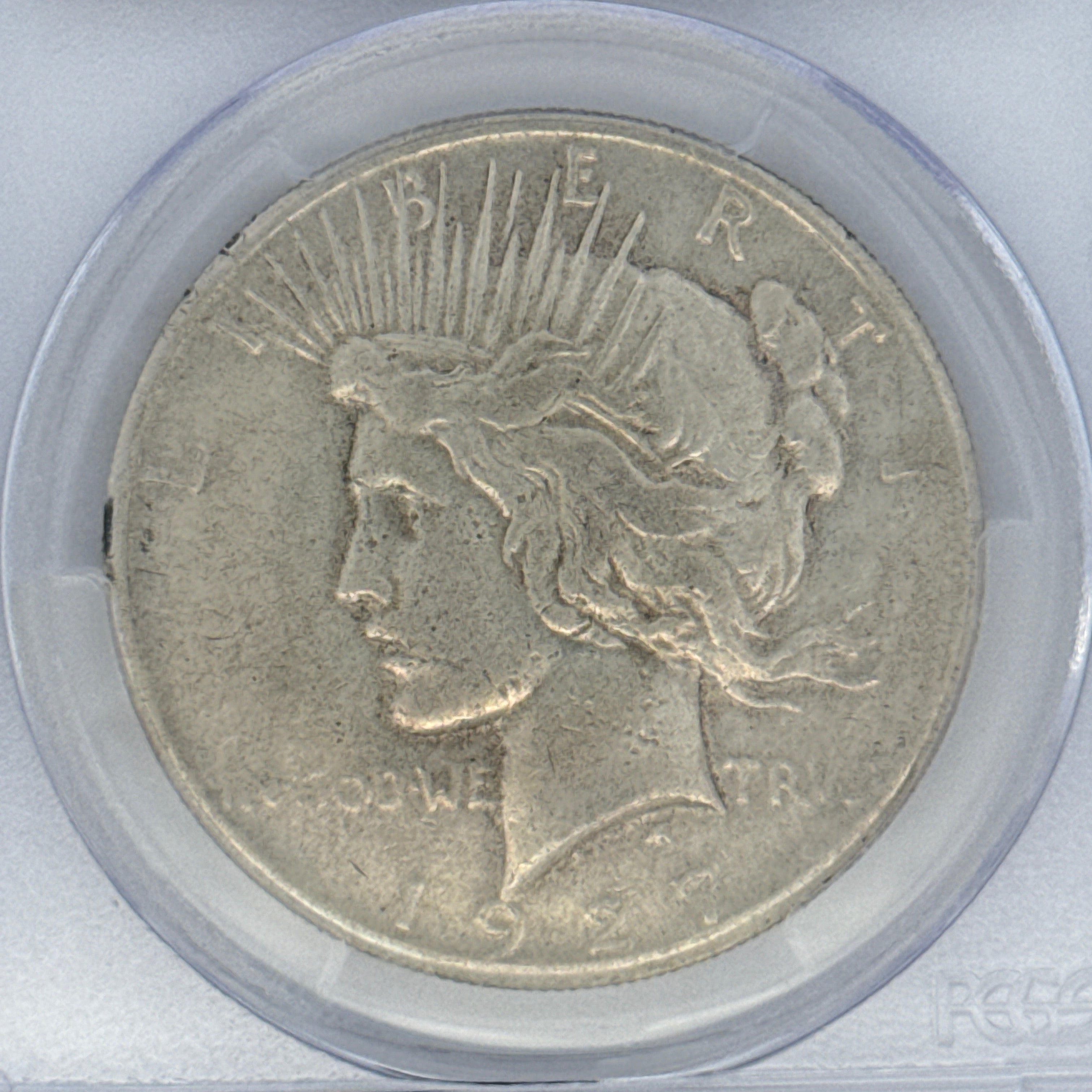 1927 Peace Silver Dollar VF25 PCGS Graded