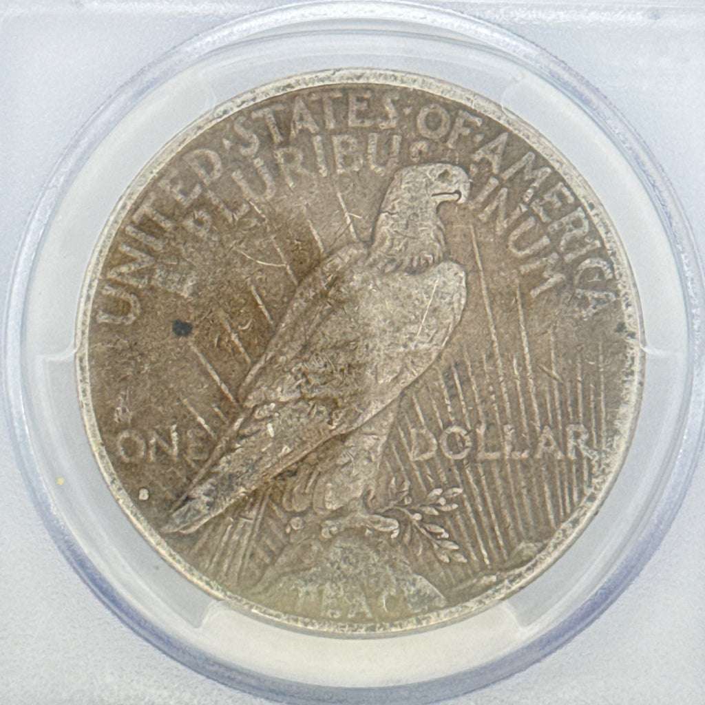 1934-S Peace Silver Dollar F15 PCGS Graded