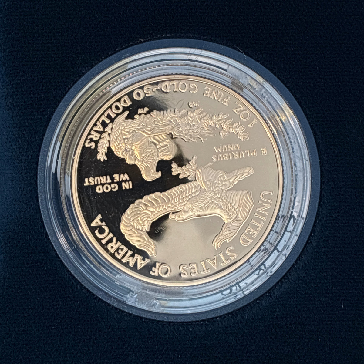 2007 $50 American Proof Gold Eagle(w/Box & COA)