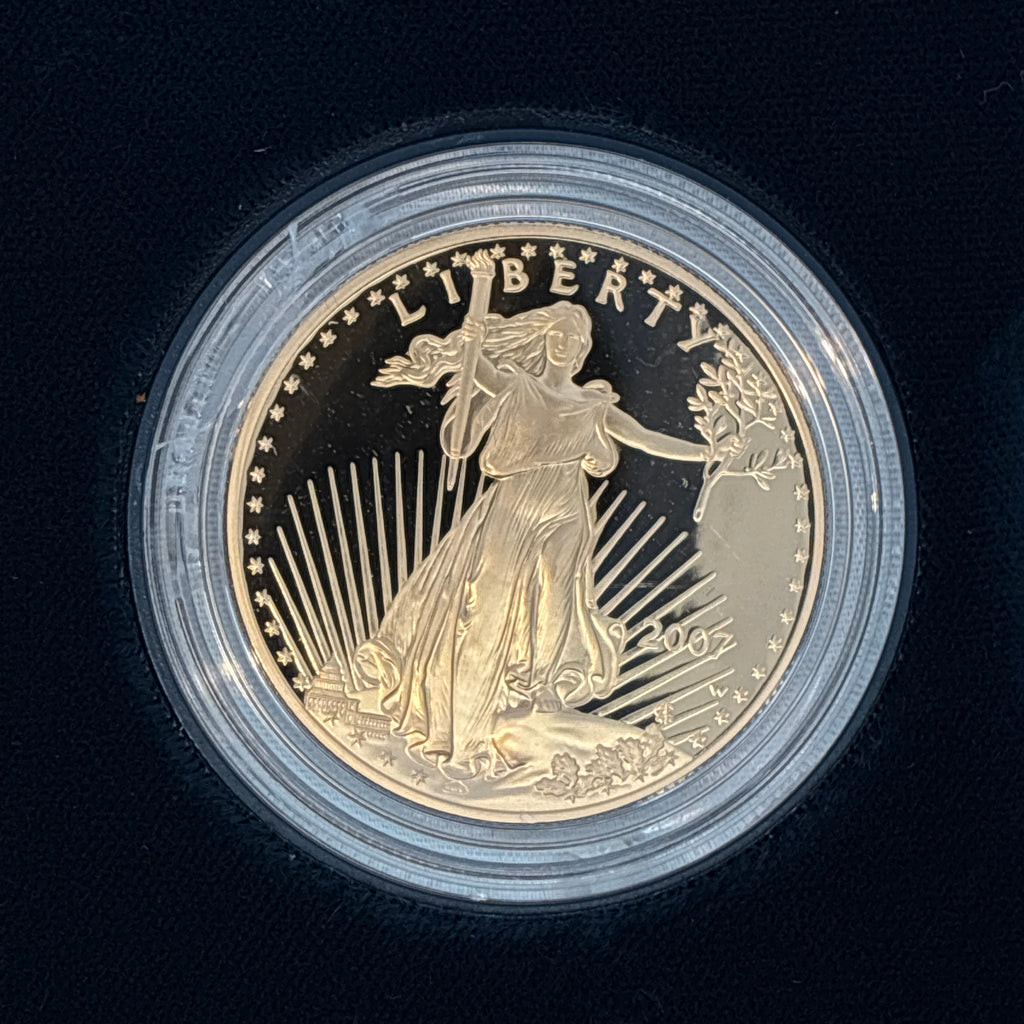 2007 $50 American Proof Gold Eagle(w/Box & COA)
