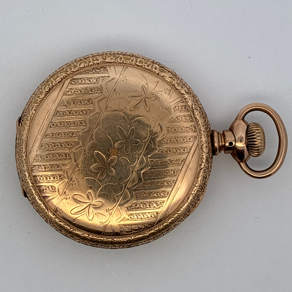 Elgin hunter Pocket Watch 14k GF