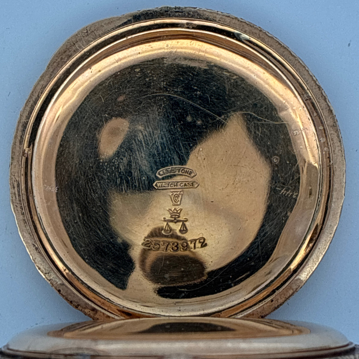 Elgin hunter Pocket Watch 14k GF