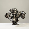 Alexander Kalifano Recycled Metal Art Minion Party Moped Inspired Recycled Metal Sculpture RMS-1200MP-N